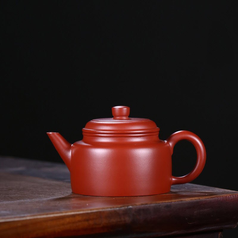 Ấm Trà Tử Sa Đại Hồng Bào Dáng Đức Trung DT003 thiết kế đơn giản
