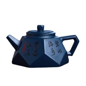 Ấm Tử Sa Lục Phương Lục Nê Nguyên Khoáng Thiên Thanh Nê thân ấm trà