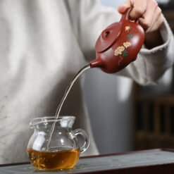 Ấm tử sa Nghi Hưng cao cấp dáng Thạch Biều TB006 vòi ngắt nước tốt