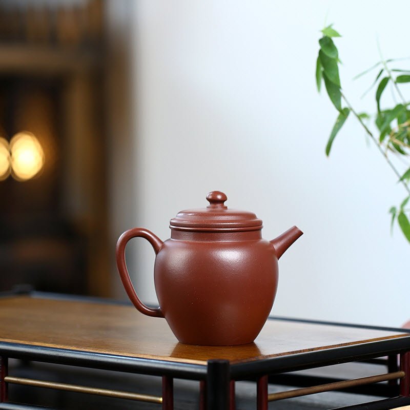 Ấm tử sa Nghi Hưng dáng Bào Tôn nguyên khoáng tử nê