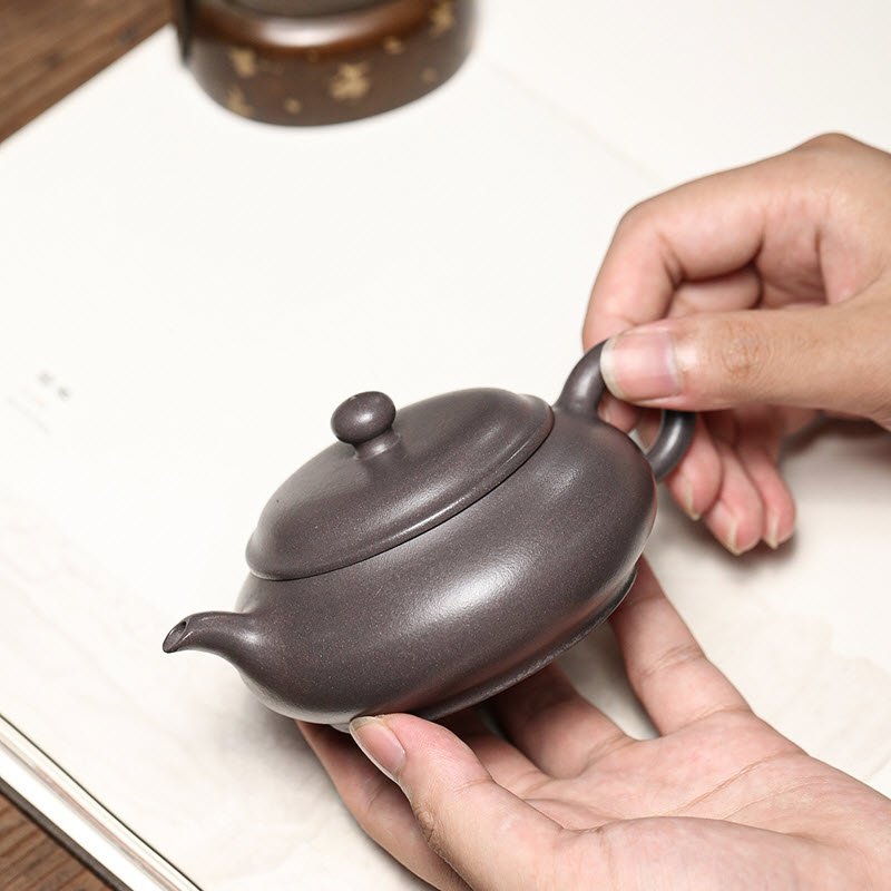 Ấm Tử Sa Tử Nê Dáng Minh cao cấp ML003 dung tích 180ml - Ảnh 8