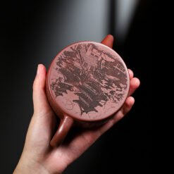 Ấm Trà Tử Sa Đại Hồng Bào Dáng Hán Ngõa HN008 hình ảnh Phố Đô thời xưa