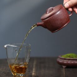 Ấm Trà Tử Sa Tử Nê Dáng Hán Ngõa HN001 vòi thiết kế cho dòng chảy mạnh