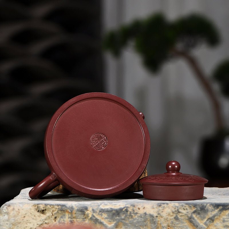 Ấm Tử Sa Bán Nguyệt Tử Chu Nê BN002 dung tích 240ml - Ảnh 4