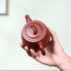 Ấm Tử Sa Đại Hồng Bào Dáng Hán Đạc HD004 nắp ấm thiết kế vừa vặn