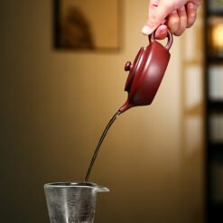 Ấm Tử Sa dáng Minh Lô chất đất Đại Hồng Bào ML002 dung tích vừa vặn dòng chảy mạnh