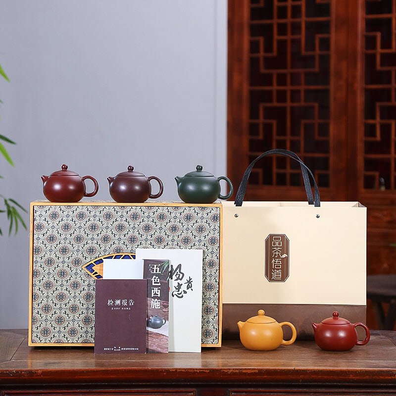 Ấm tử sa Lục Nê dáng ấm Tây Thi TT005 cao cấp 220ml - Ảnh 5