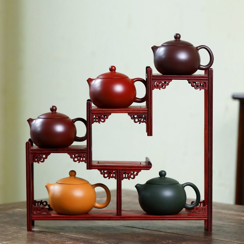 Ấm tử sa Lục Nê dáng ấm Tây Thi TT005 cao cấp 220ml - Ảnh 2