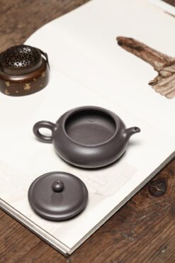 Ấm Tử Sa Tử Nê Dáng Minh cao cấp ML003 nắp ấm thiết kế vừa vặn