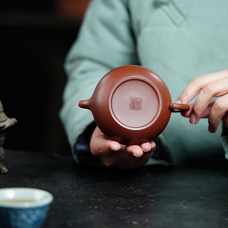 Ấm Tử Sa Tử Nê Dáng Minh cao cấp ML006 dung tích 160ml - Ảnh 8