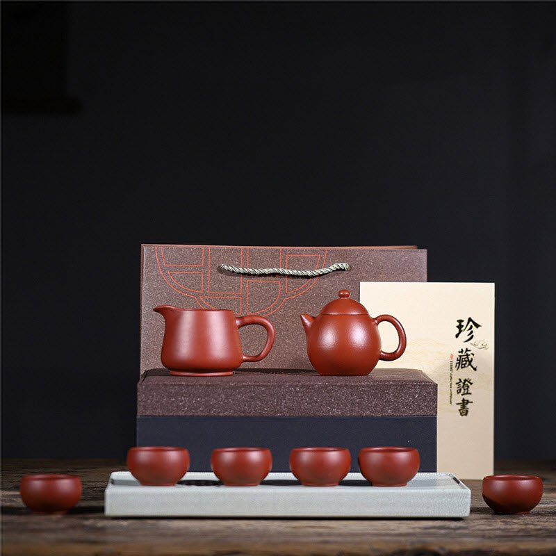 Bộ ấm Tử Sa Tần Quyền có kèm chén Tống