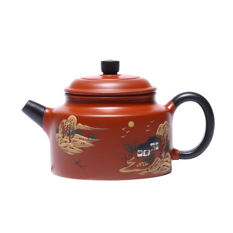 Ấm tử sa dáng Đức Trung DT009 cao cấp dung tích 240ml