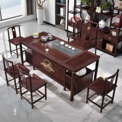 Bàn trà gỗ giúp gắn kết văn hóa trà đạo