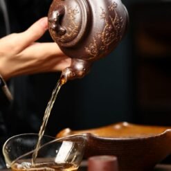 Ấm Tử Sa Báo Xuân Mai Hoa Đại Hồng Bào BX004 dung tích 430ml