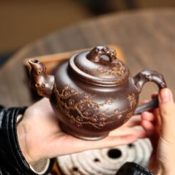 Ấm Tử Sa Báo Xuân Mai Hoa Đại Hồng Bào BX004 dung tích 430ml