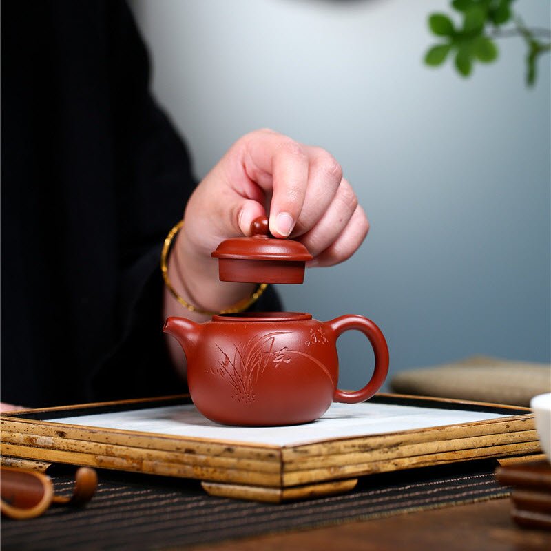 Ấm tử sa dáng Bào Tôn BT007 cao cấp dung tích 140ml - Ảnh 5