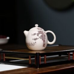 Ấm Tử Sa Long Đán Bạch Nê LD003 cao cấp 240ml