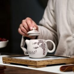 Ấm Tử Sa Long Đán Bạch Nê LD003 cao cấp 240ml