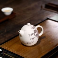 Ấm Tử Sa Long Đán Bạch Nê LD003 cao cấp 240ml