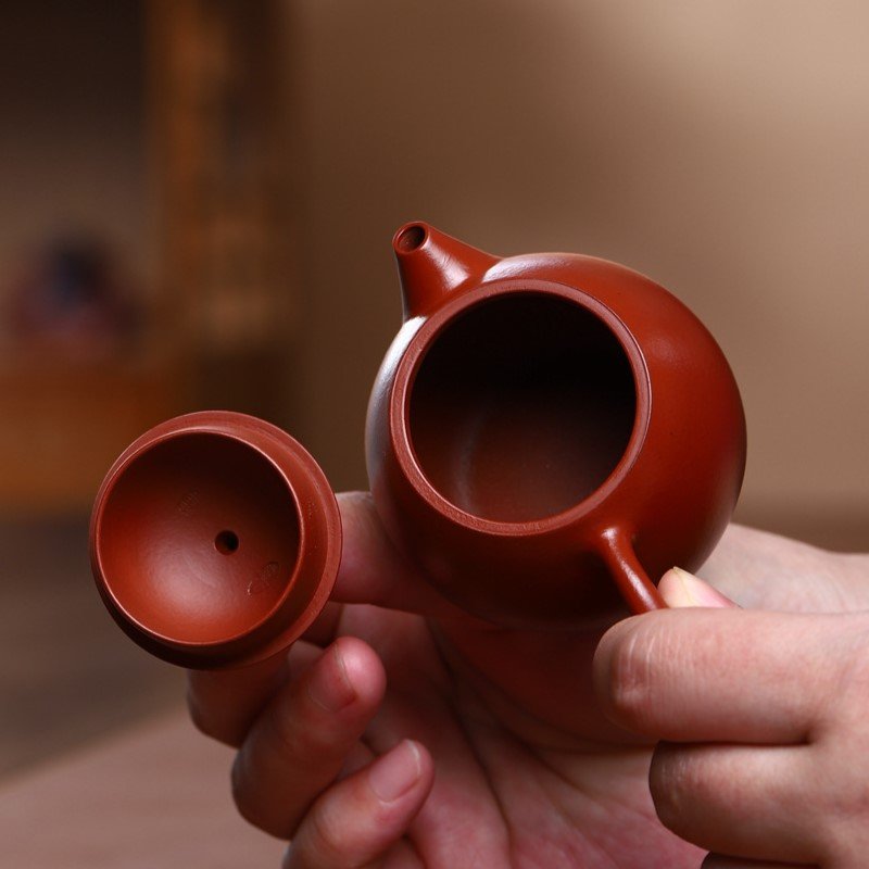 Ấm Tử Sa Long Đán Đại Hồng Bào LD001 cao cấp 110ml - Ảnh 6