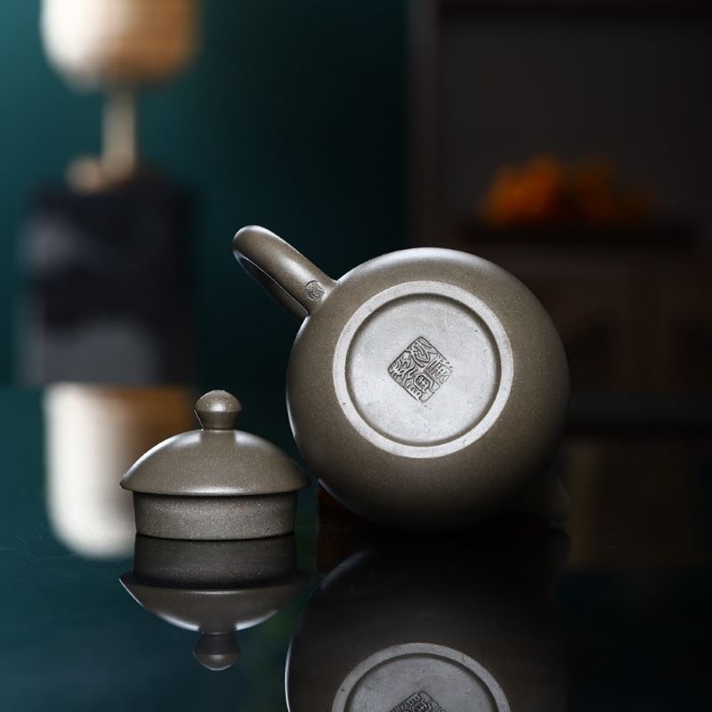 Ấm Tử Sa Long Đán Thanh Khôi Nê LD005 cao cấp 230ml - Ảnh 5