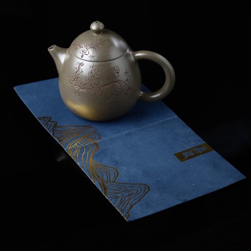 Ấm Tử Sa Long Đán Thanh Khôi Nê LD005 cao cấp 230ml - Ảnh 7