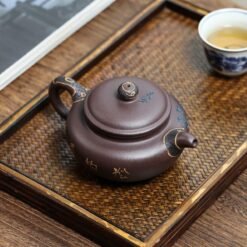 Ấm Tử Sa Mai Nguyệt Hoa Dáng Phỏng Cổ PC005