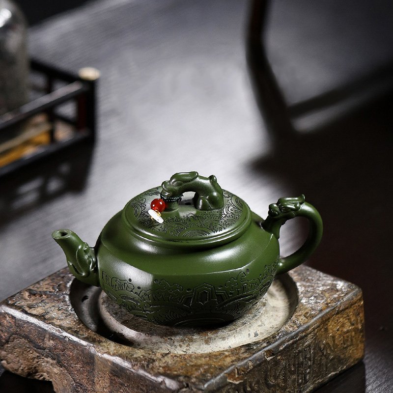 Ấm Tử Sa Vân Hải Trường An Dáng Phỏng Cổ PC004 - Ảnh 6