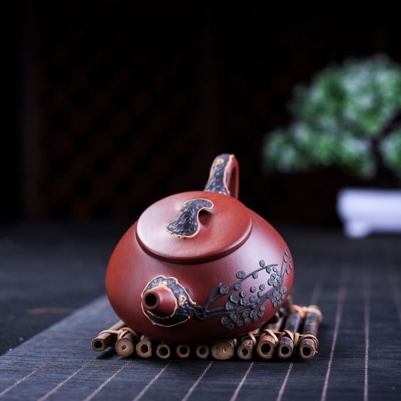 Ấm tử Thạch Biều nguyên khoáng Đại Hồng Bào TB027 dung tích 200ml