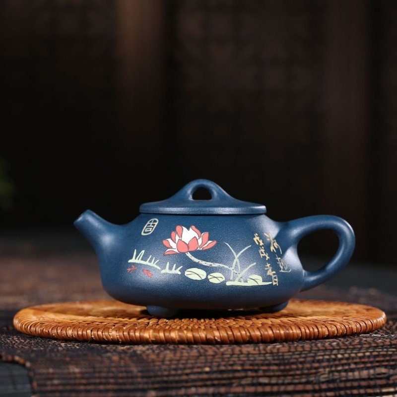 Bộ trà đạo tử sa chất đất Lục Nê BTS009 dáng ấm Thạch Biều 9 món cao cấp - Ảnh 2