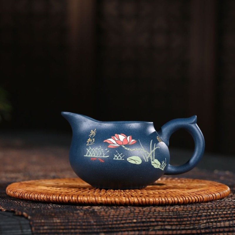 Bộ trà đạo tử sa chất đất Lục Nê BTS009 dáng ấm Thạch Biều 9 món cao cấp - Ảnh 5