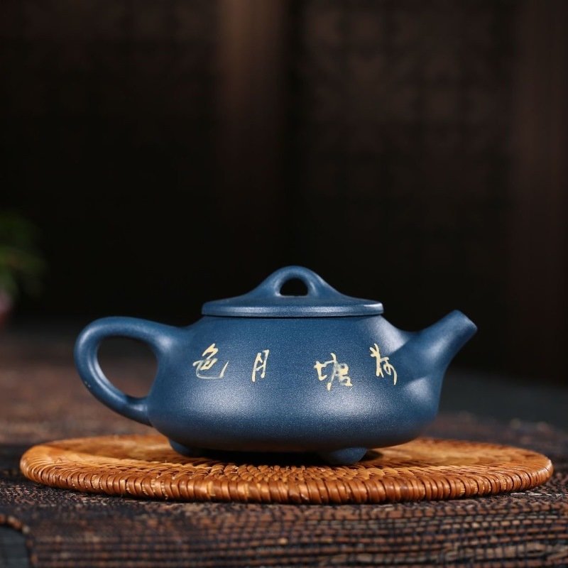 Bộ trà đạo tử sa chất đất Lục Nê BTS009 dáng ấm Thạch Biều 9 món cao cấp - Ảnh 7