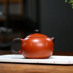 Ấm tử sa Đại Hồng Bào hình Đài Sen dáng Tây Thi TT016