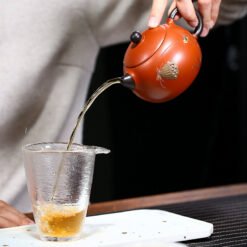 Ấm tử sa Đại Hồng Bào hình Đài Sen dáng Tây Thi TT016