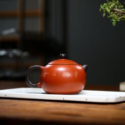 Ấm tử sa Đại Hồng Bào hình Đài Sen dáng Tây Thi TT016