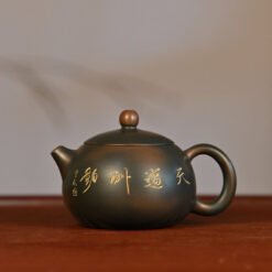 Ấm tử sa Hắc Tử Nê cây Trúc Dáng Tây Thi TT012 thanh lịch