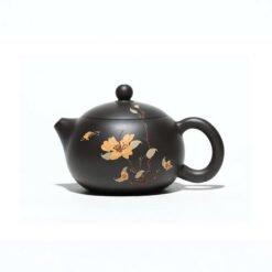 Ấm tử sa Hắc Tử Nê hoa Mai vàng dáng Tây Thi TT019