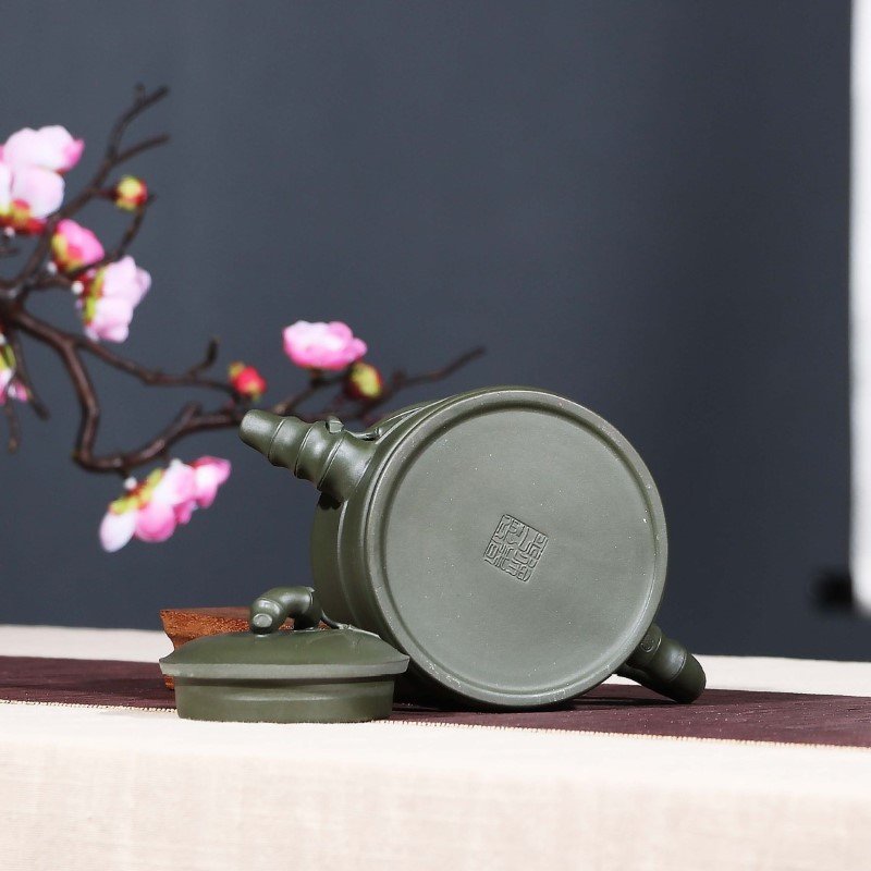 Ấm tử sa Lục Nê dáng ấm Trúc Đoạn TD002 cao cấp 250ml - Ảnh 5