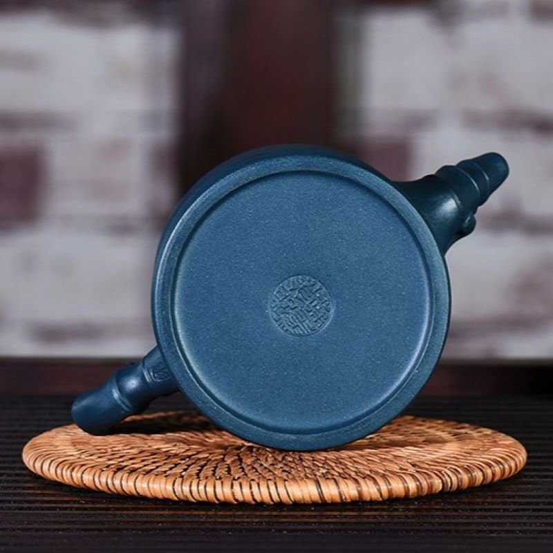 Ấm tử sa Lục Nê dáng ấm Trúc Đoạn TD004 cao cấp 180ml - Ảnh 7