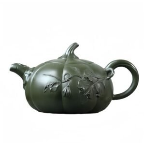 Ấm tử sa Lục Nê dáng Quả Bí QB003 dung tích 310ml cao cấp