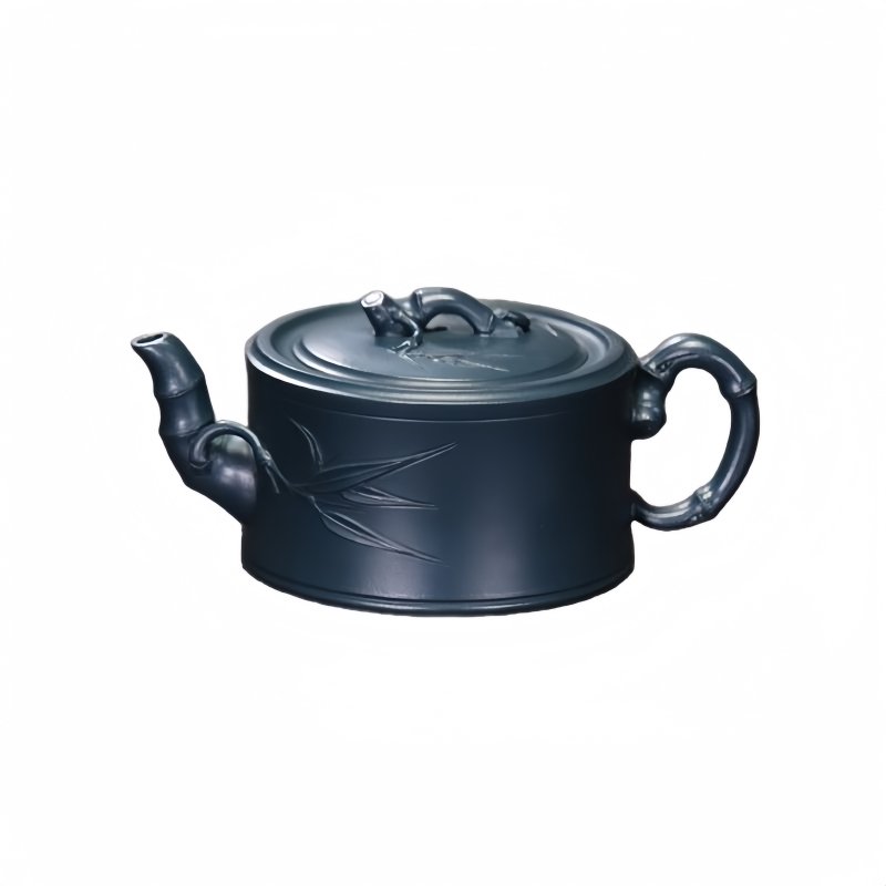 Ấm tử sa Thiên Thanh Nê dáng Trúc Đoạn TD005 cao cấp 270ml