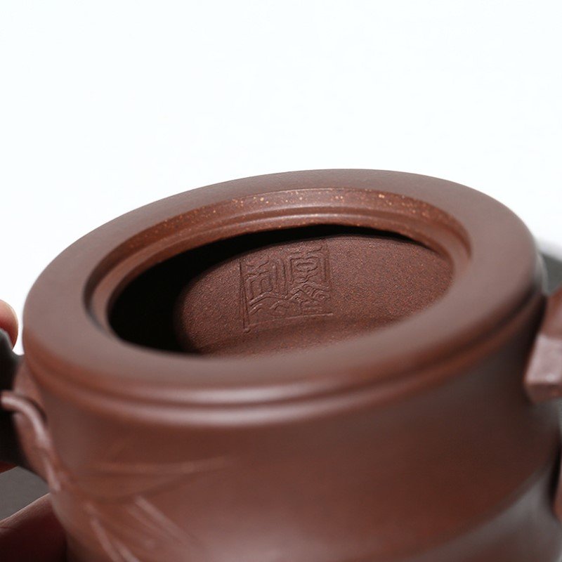 Ấm tử sa Tử Nê dáng ấm Trúc Đoạn TD001 cao cấp 250ml - Ảnh 6