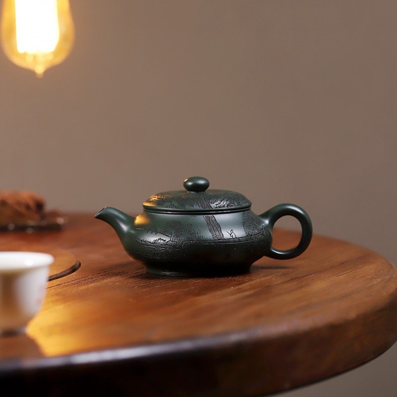 Ấm Tử Sa Tùng Cảnh Dáng Minh Lô ML011 dung tích 200ml - Ảnh 4