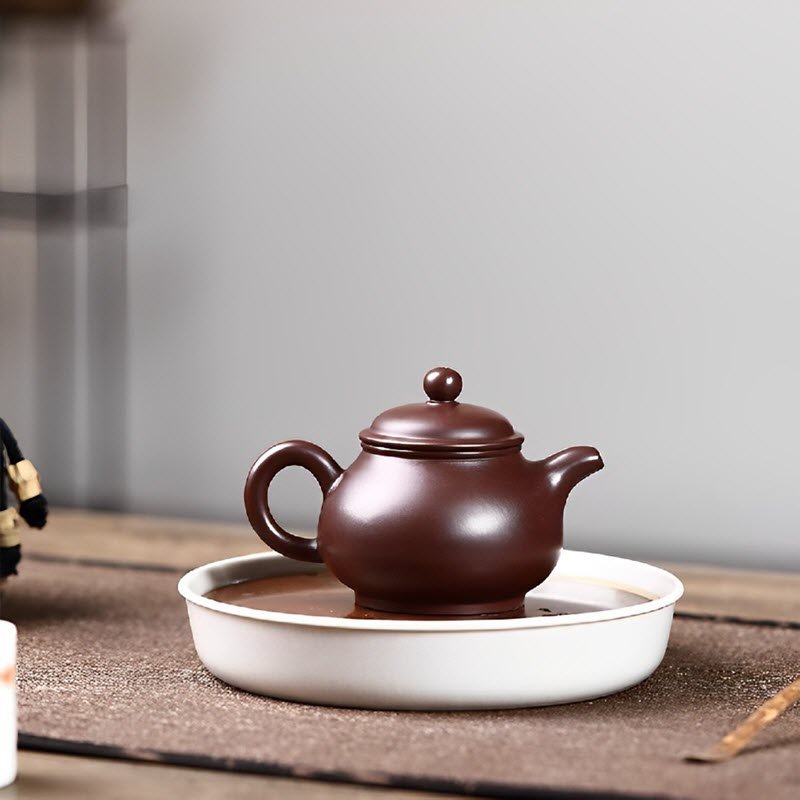 Ấm tử sa Chu Nê dáng ấm Phan Hồ PH005 dung tích 120ml - Ảnh 4