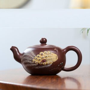 Ấm Tử Sa Nghi Hưng Nhất Lạp Châu Thiên Điểu NLC006 dung tích 330 ml