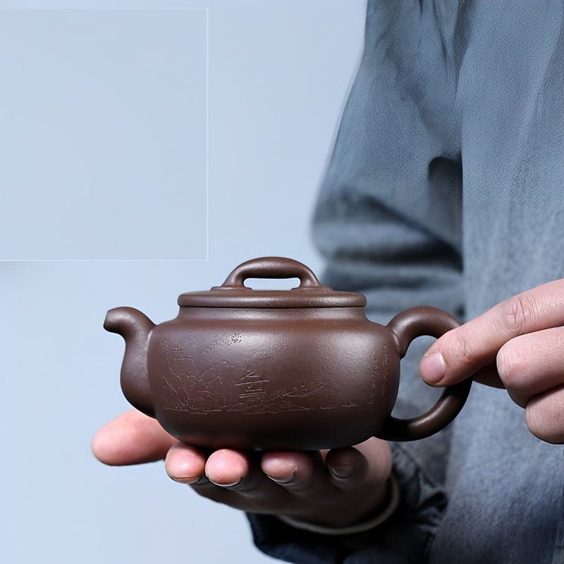 Ấm Tử Sa Nghi Hưng Hắc Nê Thụy Hợp TH001 dung tích 250 ml - Ảnh 5