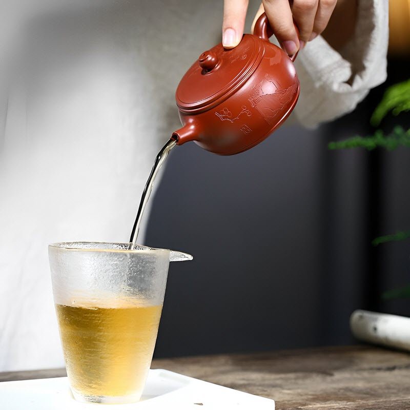 Ấm Tử Sa Nghi Hưng Tỉnh Lan TL003 dung tích 160 ml - Ảnh 5