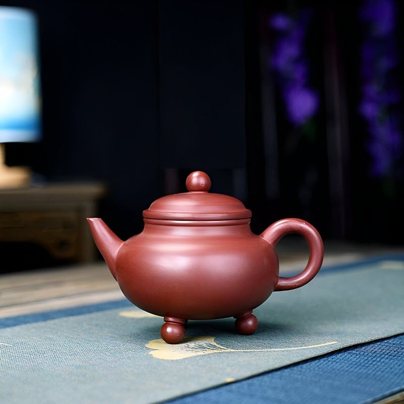 Ấm Tử Sa Thuỷ Bình Tam Túc TB005 dung tích 160ml - Ảnh 4