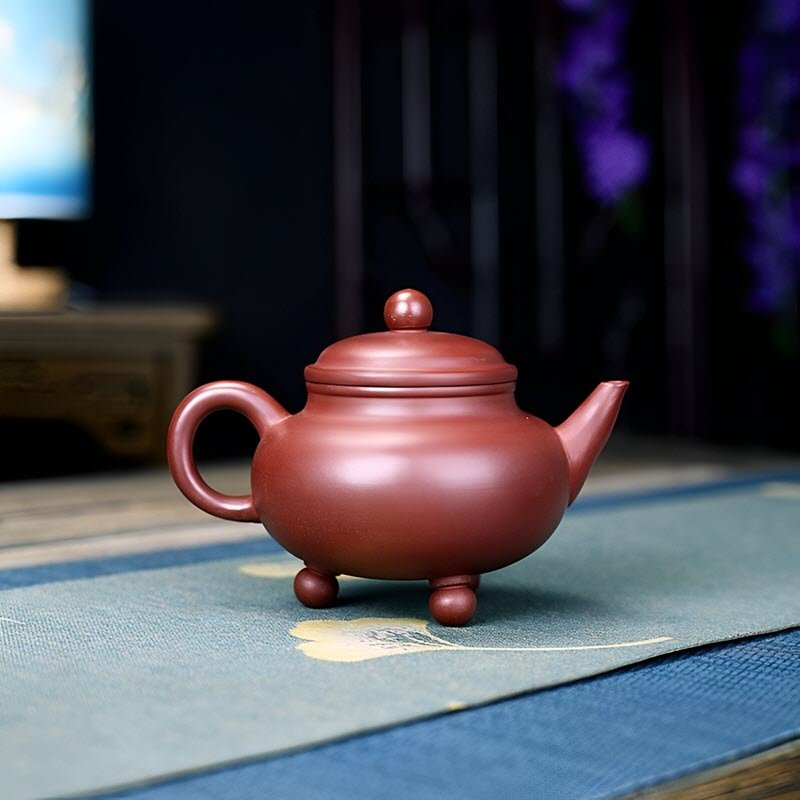 Ấm Tử Sa Thuỷ Bình Tam Túc TB005 dung tích 160ml - Ảnh 5