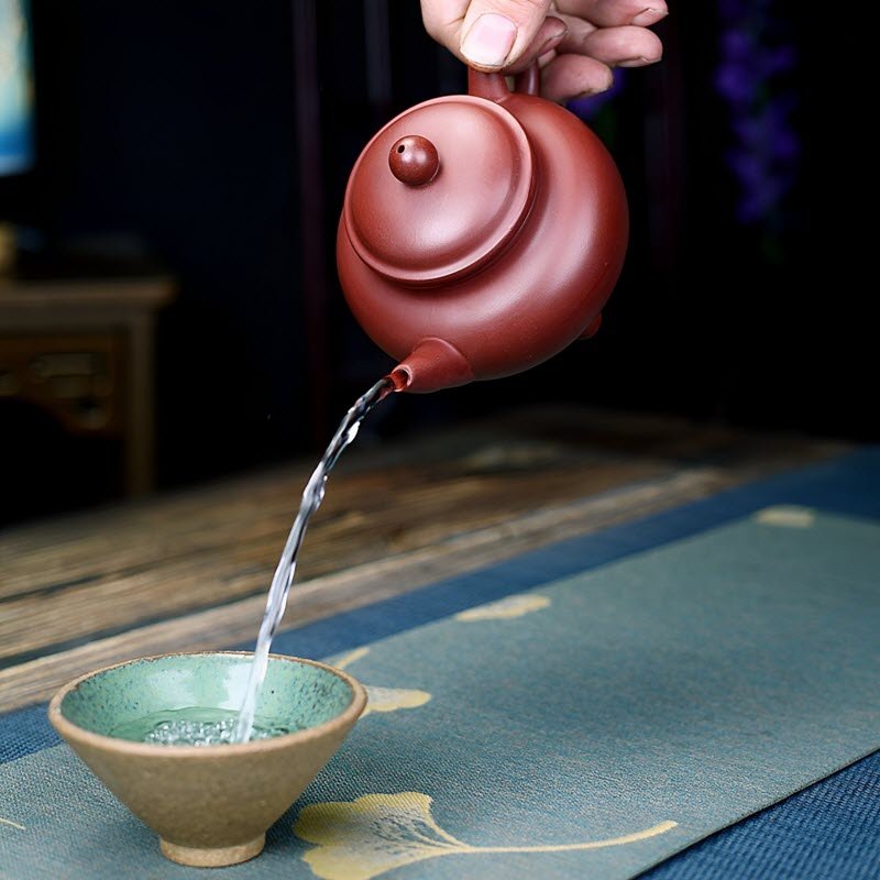 Ấm Tử Sa Thuỷ Bình Tam Túc TB005 dung tích 160ml - Ảnh 2